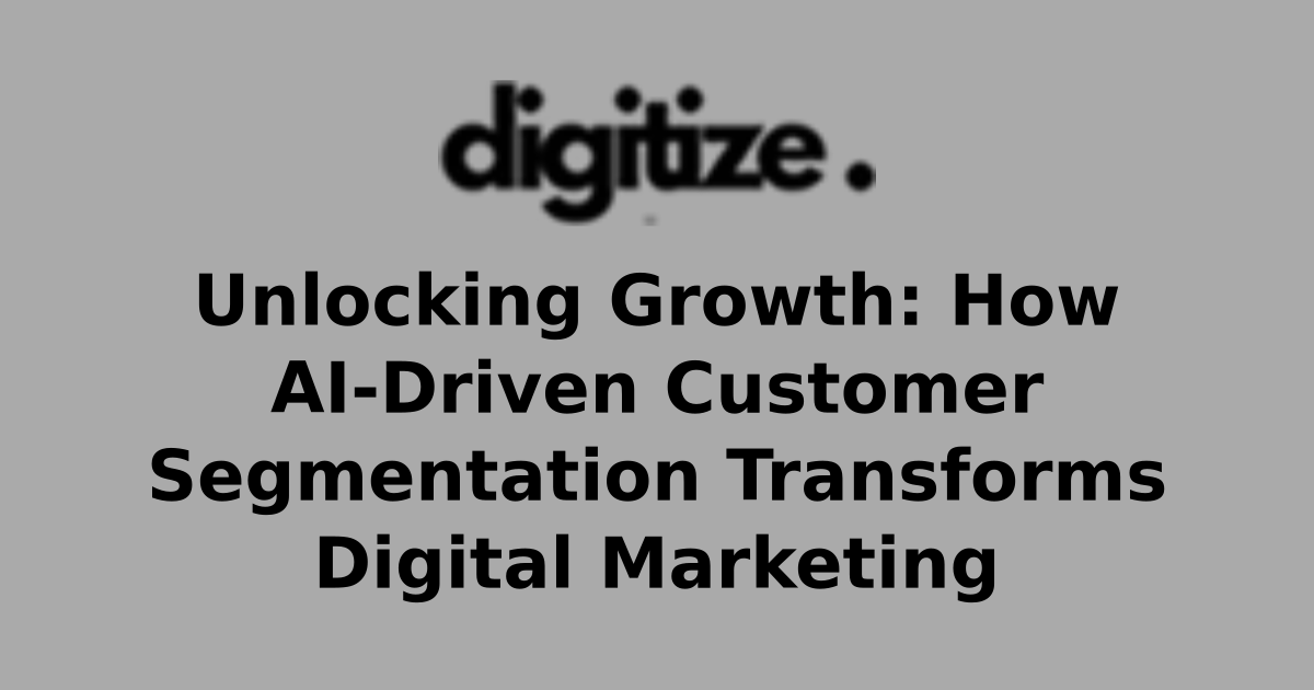 Illustration of a customer base being split by an AI model into behavioral segments such as high-value, at-risk, and new customers